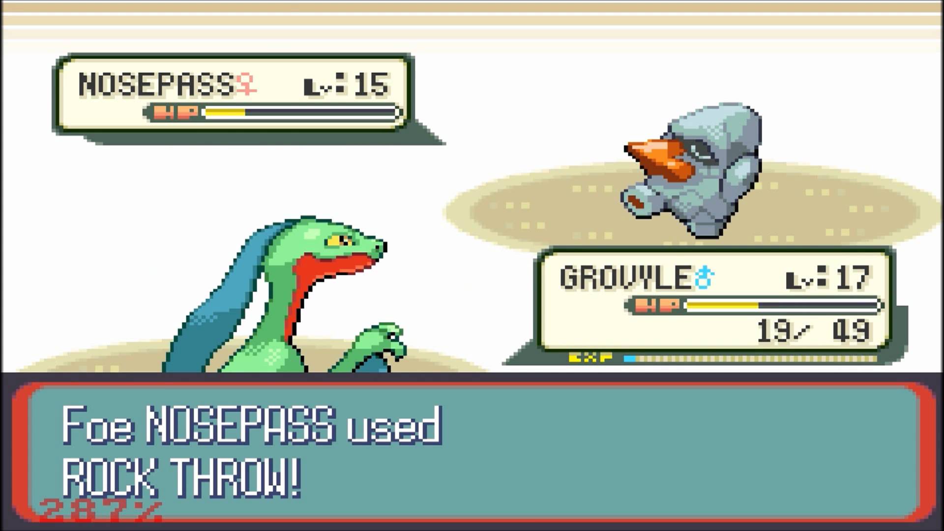 A Nuzlocke run puts a spin on the typical Pokemon game by adding permadeath. A battle between Nosepass and Grovyle can end with the player never getting to use their Pokemon again.